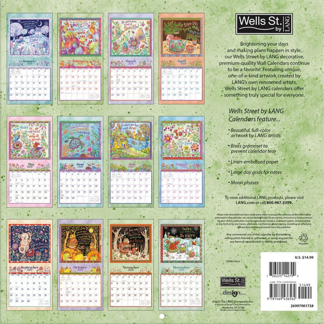Wells st. by Lang Simply Grateful Kalender 2026