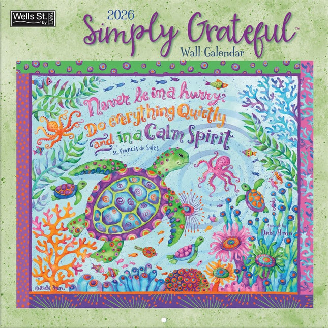 Wells st. by Lang Simply Grateful Kalender 2026