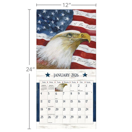 Wells st. by Lang Stars and Stripes Kalender 2026