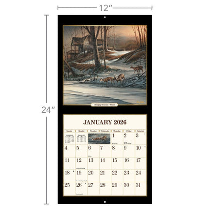 Wells st. by Lang Terry Redlin Kalender 2026