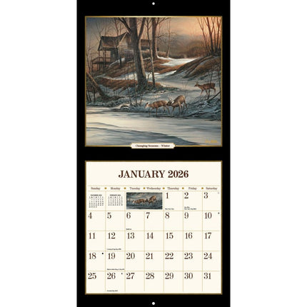 Wells st. by Lang Terry Redlin Kalender 2026
