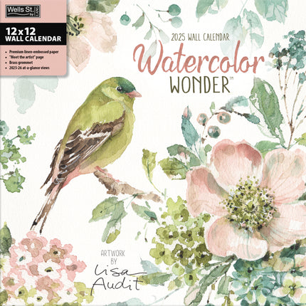 Wells st. by Lang Watercolor Wonder Kalender 2025