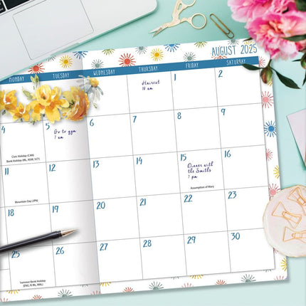 Wells st. by Lang Watercolor Wonder Maandplanner 2026 Lisa Audit