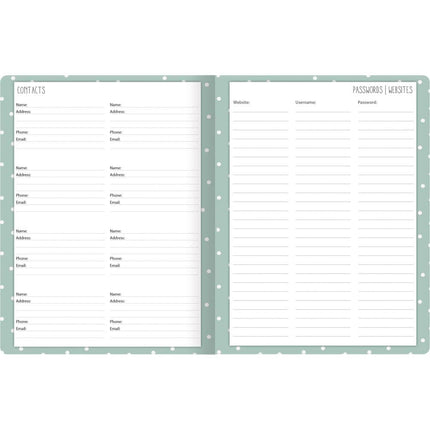 Wells st. by Lang Watercolor Wonder Maandplanner 2026 Lisa Audit