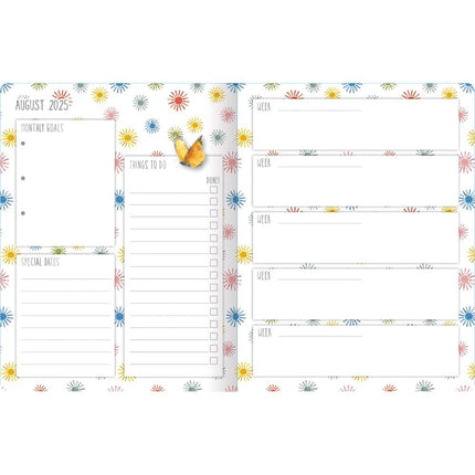 Wells st. by Lang Watercolor Wonder Maandplanner 2026 Lisa Audit