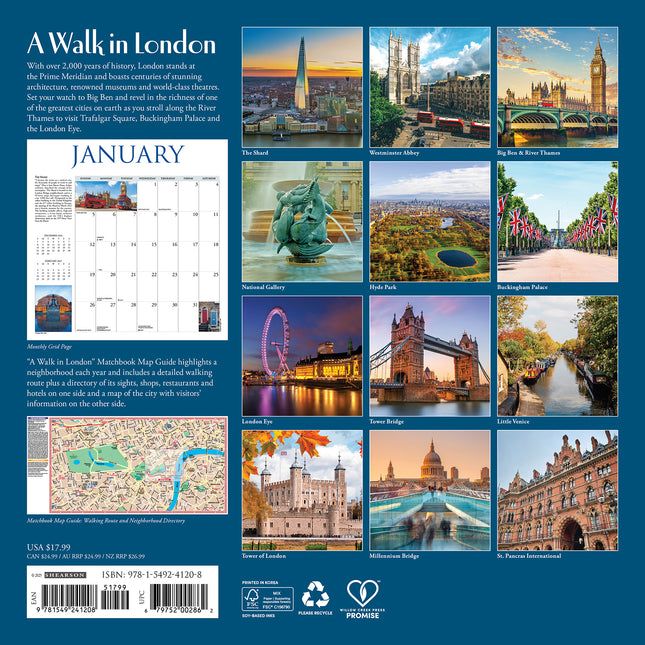 Willow Creek A Walk in London Kalender 2025