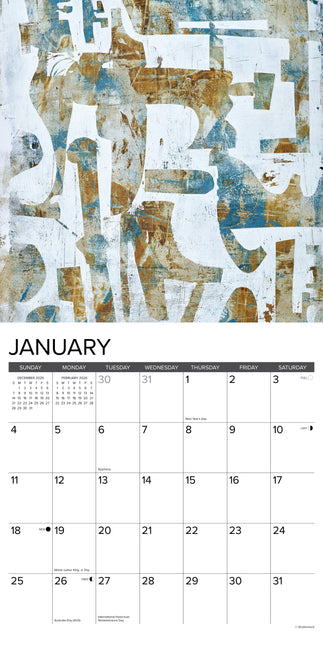 Willow Creek Abstract Art Kalender 2026
