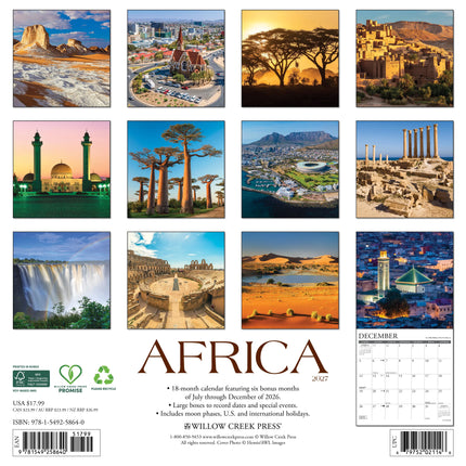 Willow Creek Afrika Kalender 2027