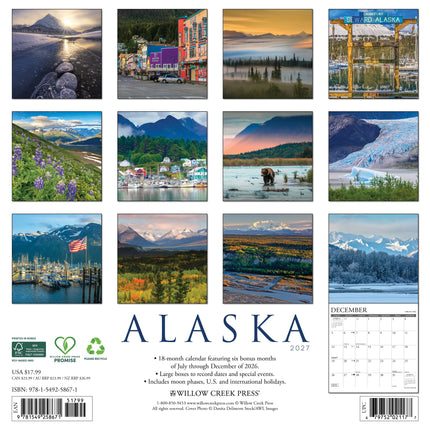 Willow Creek Alaska Kalender 2027