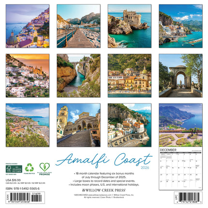 Willow Creek Amalfikust Kalender 2026