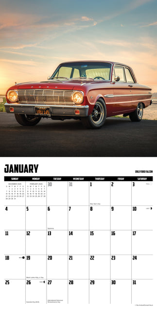 Willow Creek American Muscle Cars Kalender 2026