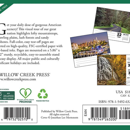 Willow Creek Amerika op  haar Mooist Scheurkalender 2027 Boxed