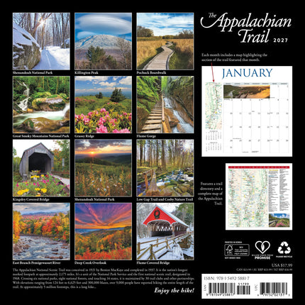 Willow Creek Appalachian Trails Kalender 2027
