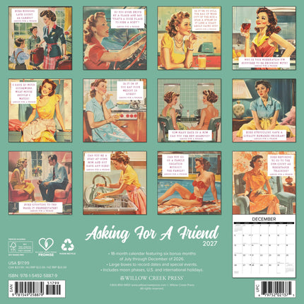 Willow Creek Asking for a Friend Kalender 2027