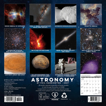 Willow Creek Astronomie Kalender 2027 Mini