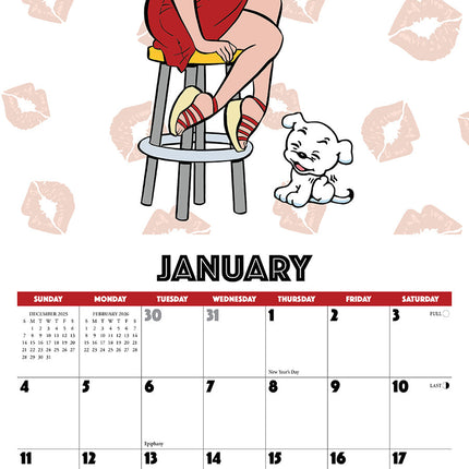 Willow Creek Betty Boop Kalender 2026 Mini