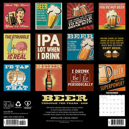 Willow Creek Bier Kalender 2026