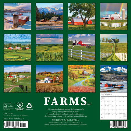 Willow Creek Boerderij Kalender 2027