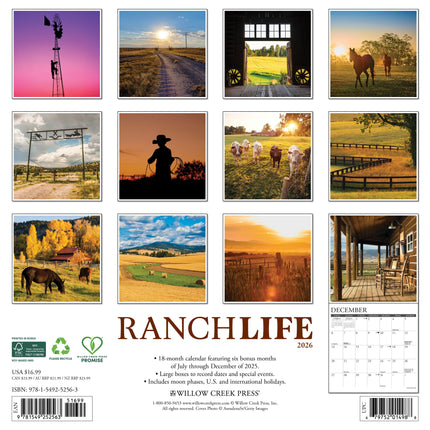 Willow Creek Boerderij Leven Kalender 2026