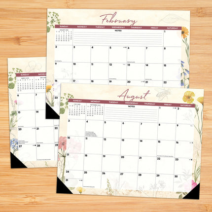 Willow Creek Botanical Garden Desk Pad - Bureau Kalender 2025