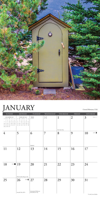 Willow Creek Buitenhuisjes Kalender 2026