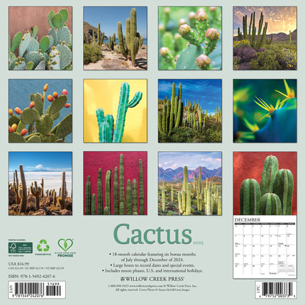 Willow Creek Cactus Kalender 2025