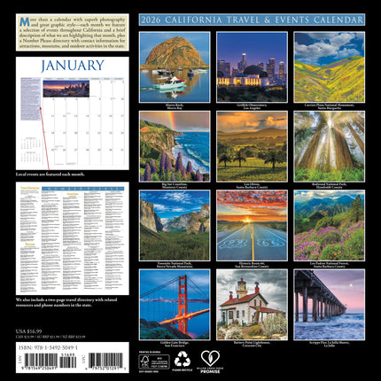 Willow Creek Californië Kalender 2026