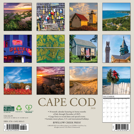 Willow Creek Cape Cod Kalender 2026