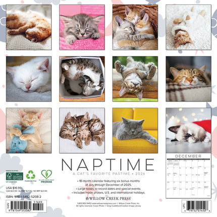 Willow Creek Cat Naps Kalender 2026