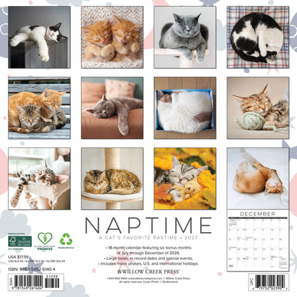 Willow Creek Cat Naps Kalender 2027