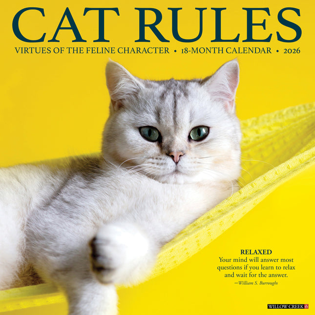 Willow Creek Cat Rules Kalender 2026