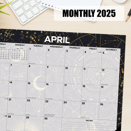 Willow Creek Celestial Desk Pad Kalender 2025