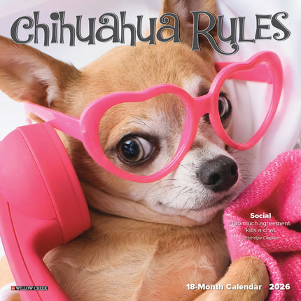 Willow Creek Chihuahua Kalender 2026 Mini