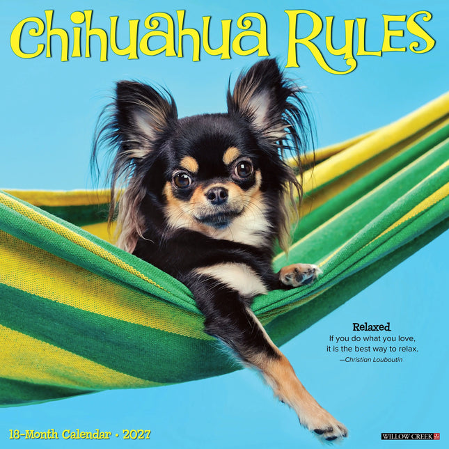 Willow Creek Chihuahua Rules Kalender 2027