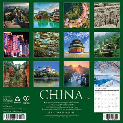Willow Creek China Kalender 2026