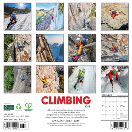 Willow Creek Climbing Kalender 2025