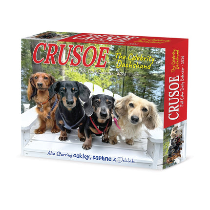Willow Creek Crusoe de Teckel Scheurkalender 2026 Boxed
