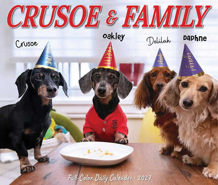 Willow Creek Crusoe de Teckel Scheurkalender 2027 Boxed