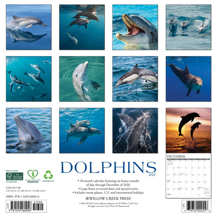 Willow Creek Dolfijnen Kalender 2027