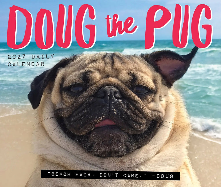 Willow Creek Doug the Pug Scheurkalender 2027 Boxed