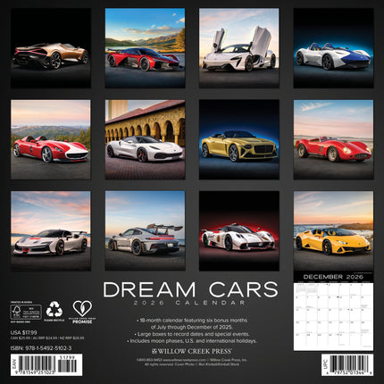 Willow Creek Droomauto's Kalender 2027