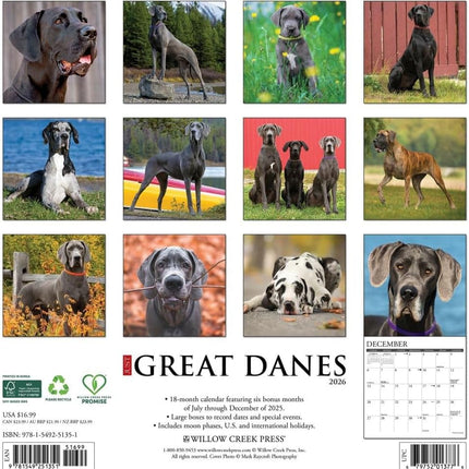 Willow Creek Duitse Dog Kalender 2026