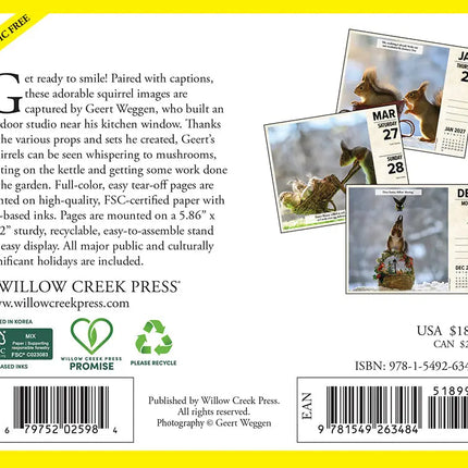 Willow Creek Eekhoorn Scheurkalender 2027 Boxed