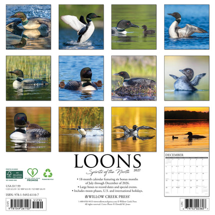 Willow Creek Eenden Kalender 2027