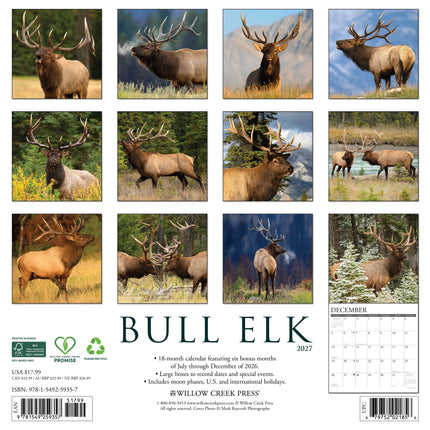 Willow Creek Eland Kalender 2027