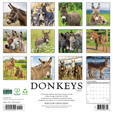 Willow Creek Ezels Kalender 2027