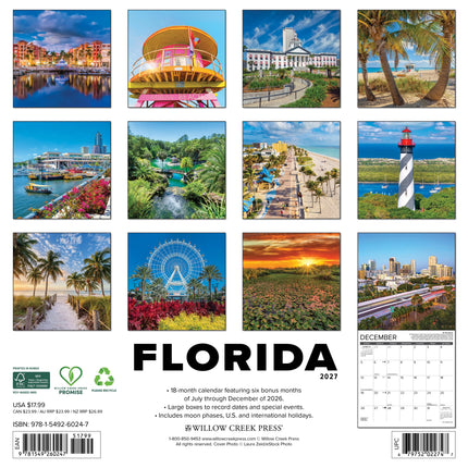 Willow Creek Florida Kalender 2027