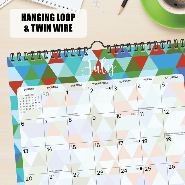 Willow Creek Geometric Spiraal Kalender 2025