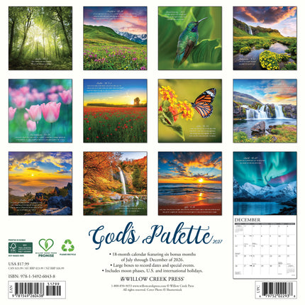 Willow Creek Gods Palet Kalender 2027