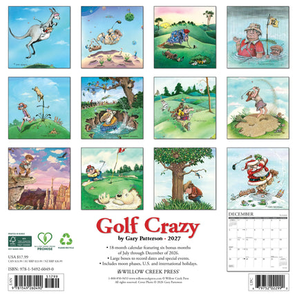 Willow Creek Golf Crazy Kalender 2026